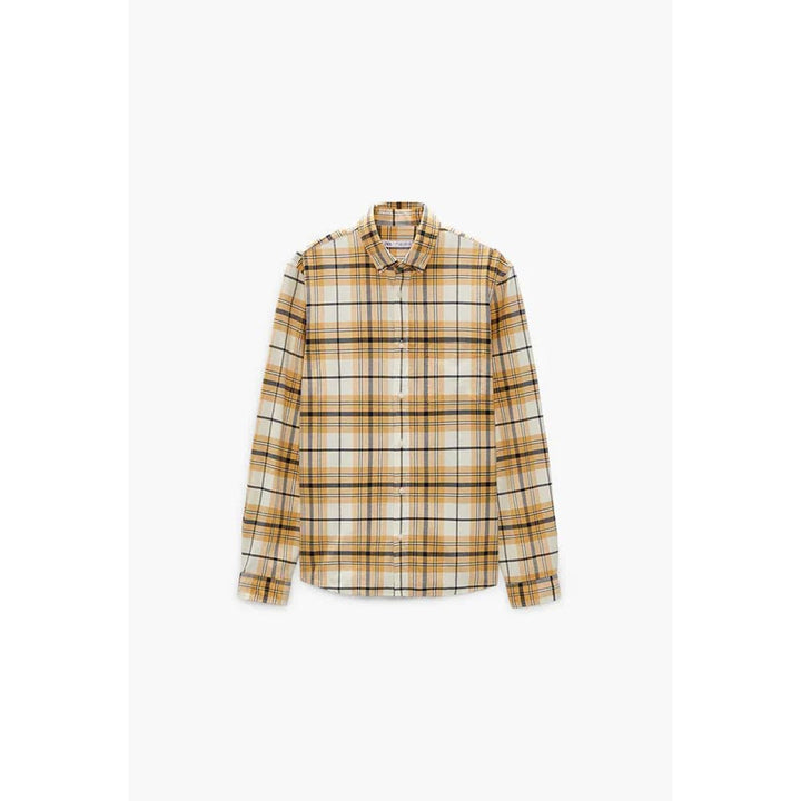 Zara- Check Oxford Shirt- Mustard