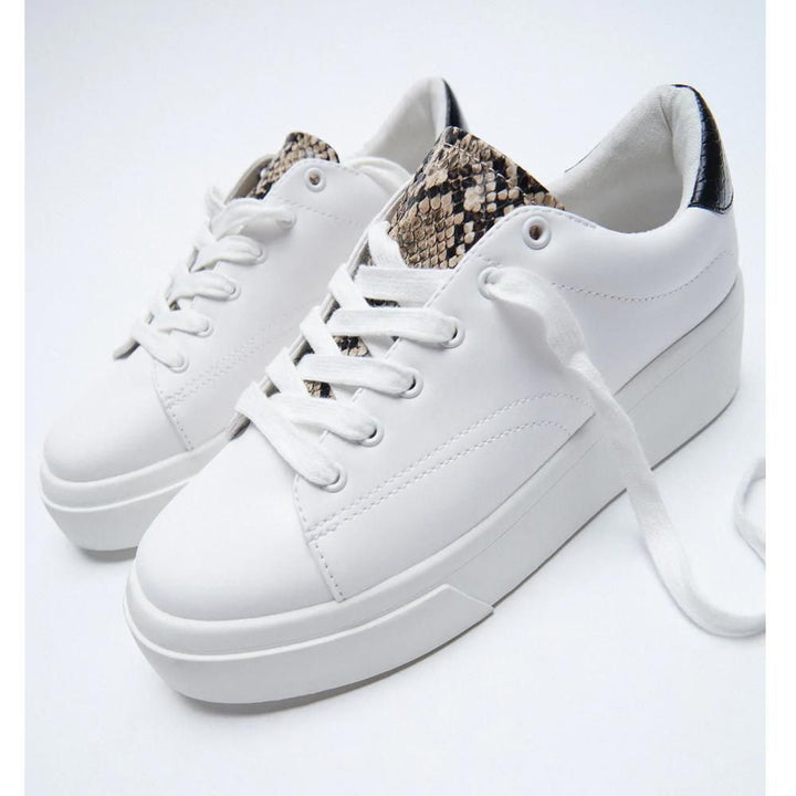 Zara- Contrast Platform Trainers
