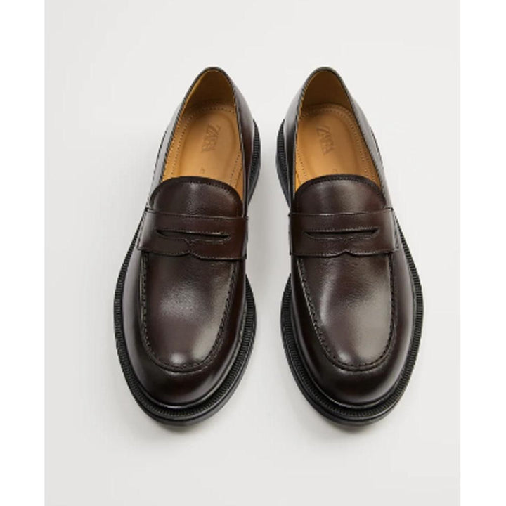 Zara- Leather Loafers