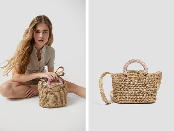 Pull & Bear -Crossbody bag with coloured handles