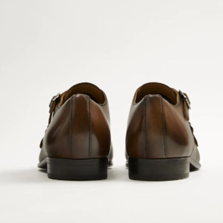 Zara- Soft Leather Buckled Shoes