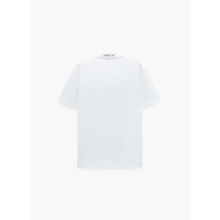Zara- Popeye © King Features Patch Polo Shirt- White