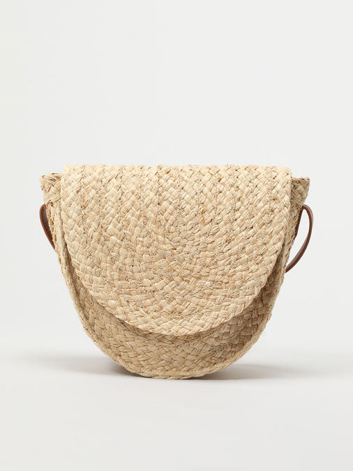 Lefties - RAFFIA CROSSBODY BAG