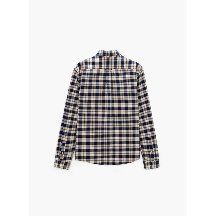 Zara- Check Oxford Shirt-  Navy blue