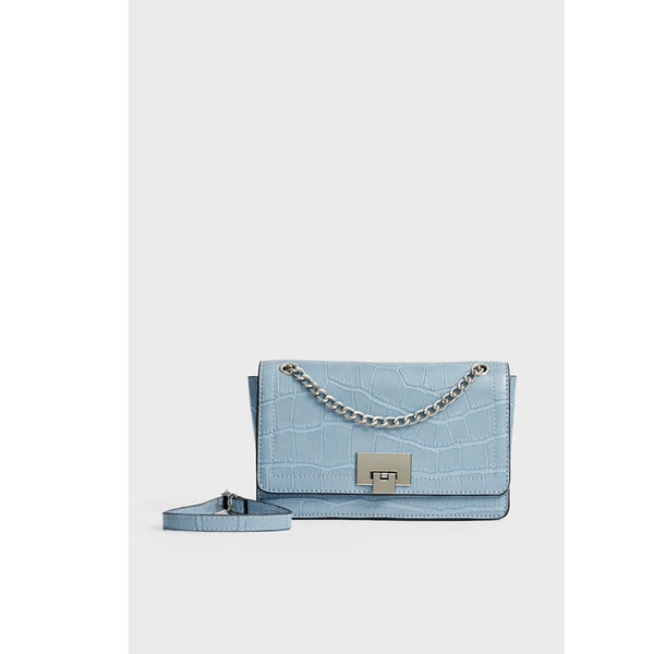 Stradivarius- Mock croc crossbody bag
