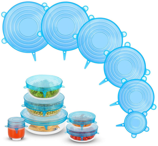Home.Co- 6pcs Silicon Lids