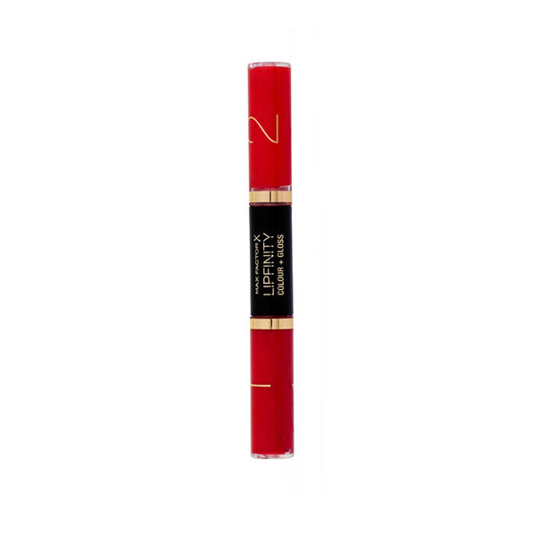 Max Factor- Lipfinity Colour & Gloss - 640 Lasting Grenadine, 2x3 Ml