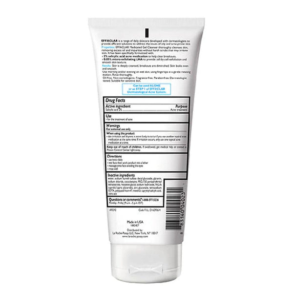 La Roche Posay- Medicated Gel Acne Face Wash with Salicylic Acid, 200ml