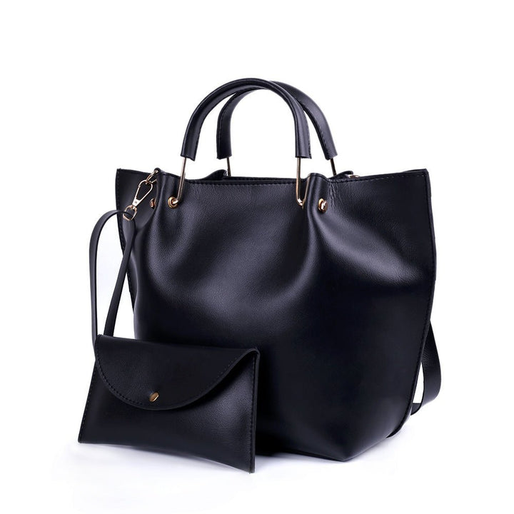 Styleit-Black D Buckle Crossbody