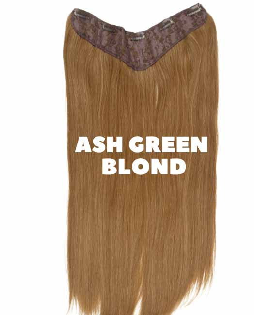 ZARAS HAIR- Ash Green Blond 3D Hair Extension