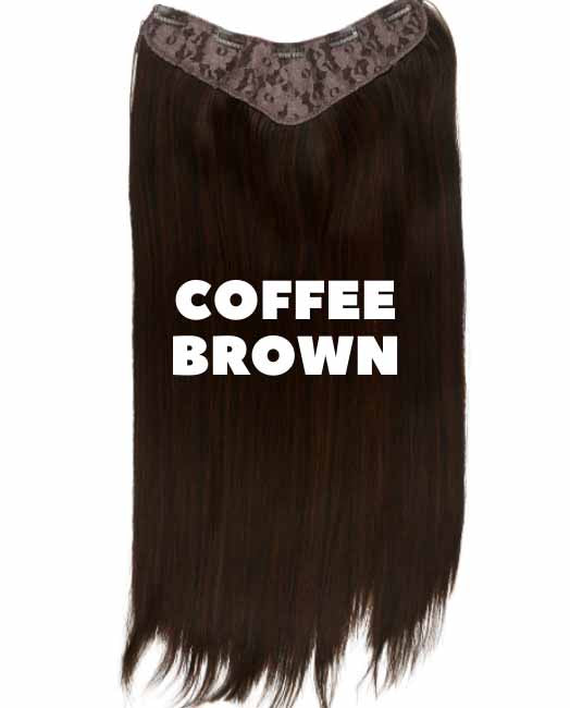 ZARAS HAIR- Coffee Brown 3D Hair Extension