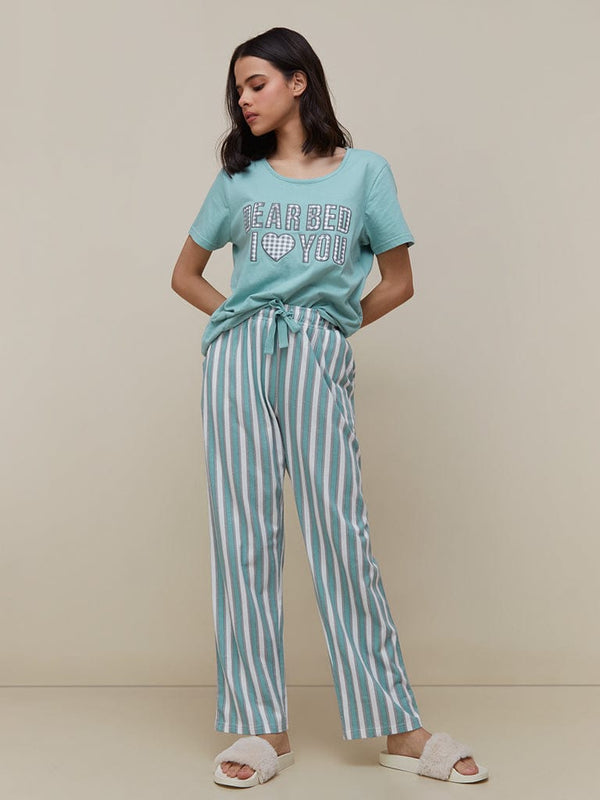 Emerce-Dear Bed Printed PJ Suit