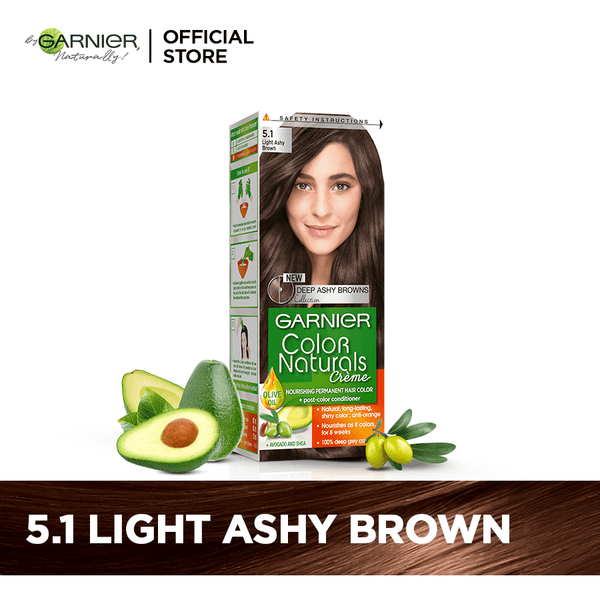 Garnier Color Naturals 5.1 Light Ashy Brown Hair Dye