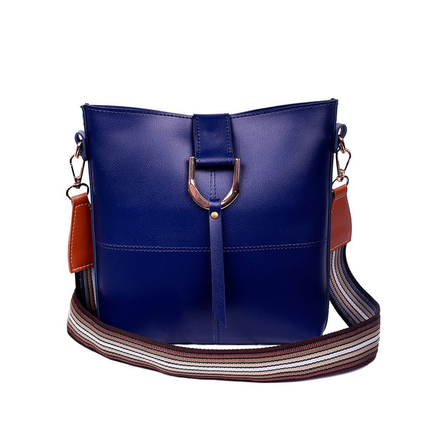 Styleit-Blue D Buckle Crossbody