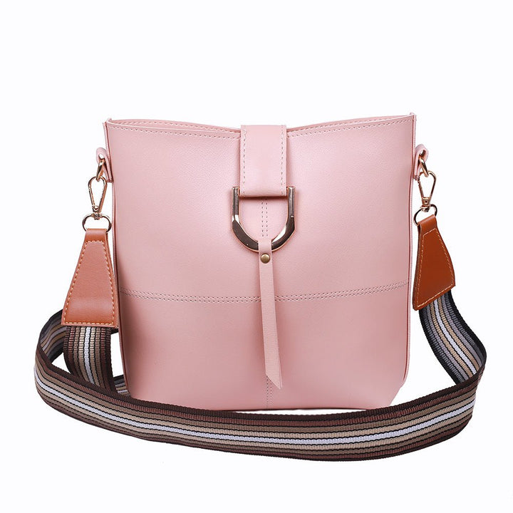 Styleit-Pink D Buckle Crossbody