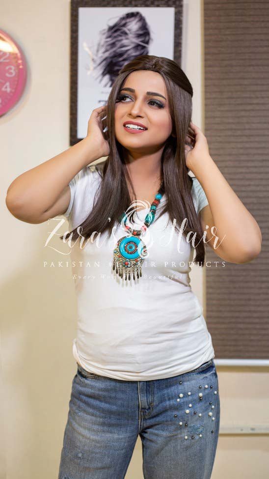 ZARAS HAIR- Cool Brown Straight Wig Without Bangs