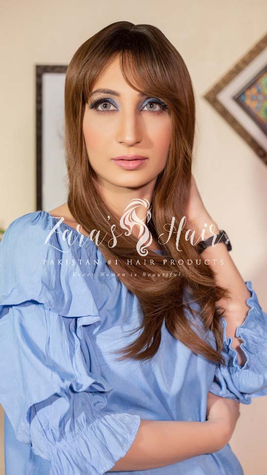 ZARAS HAIR- Black Brown Omber Layer Cutting Straight With Bangs