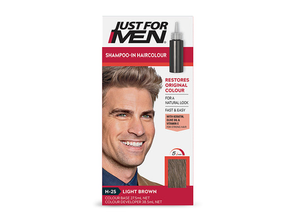 Just For Men- Shampoo-In Haircolour- Light Brown