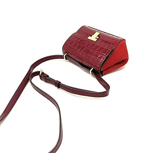 Tory Burch Juliette Embossed Slim walRoma red