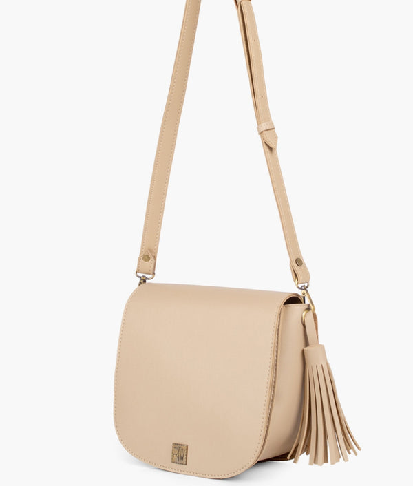 RTW - Off-white foldover saddle bag