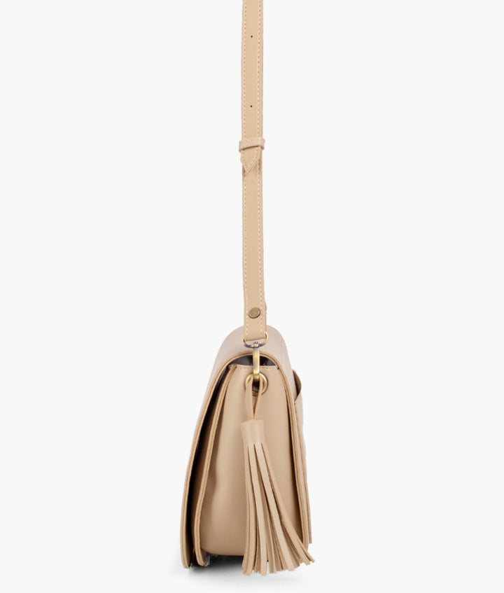 RTW - Off-white foldover saddle bag