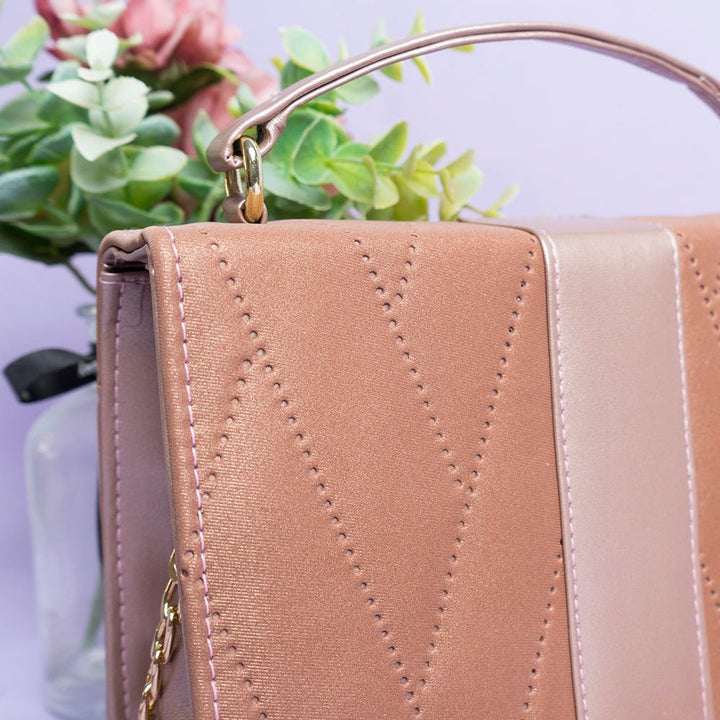 Shein - Chain Crossbody Bag - Brown