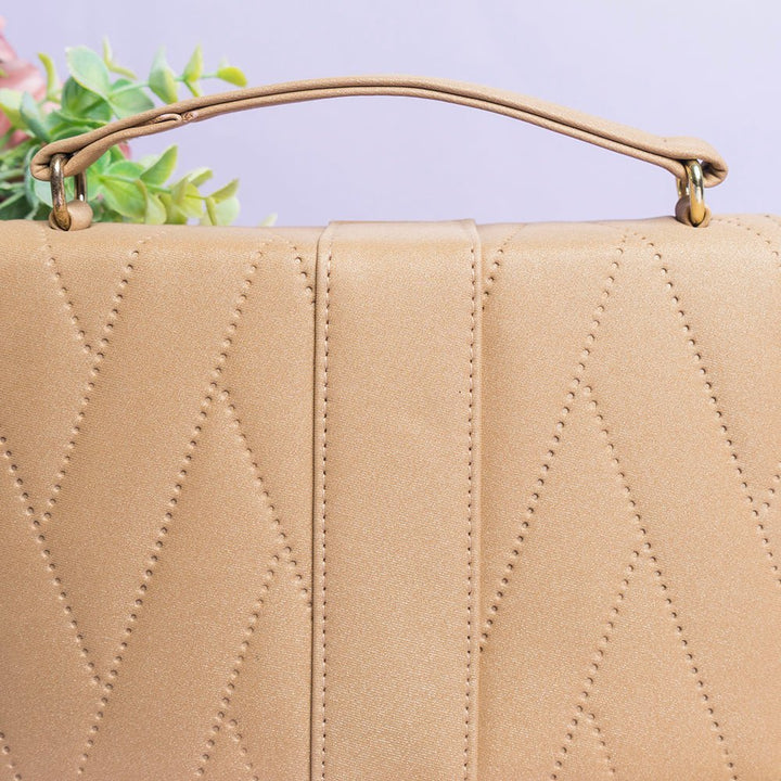 Shein - Chain Crossbody Bag - Mustard