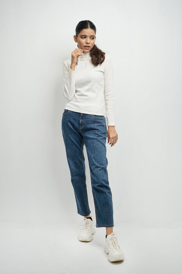 VYBE-Short Turtle Neck-Off white