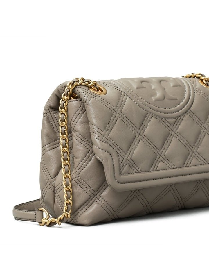 Tory Burch-Fleming Soft tote Grey heron