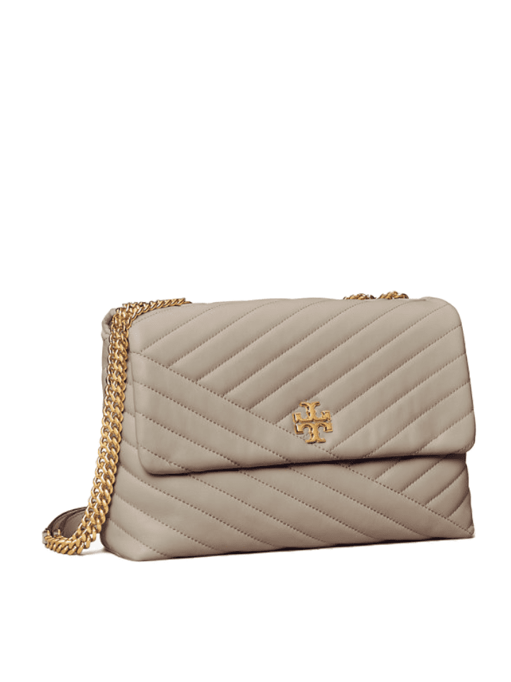 Tory Burch-Kira Chevron convertible Grey Heron