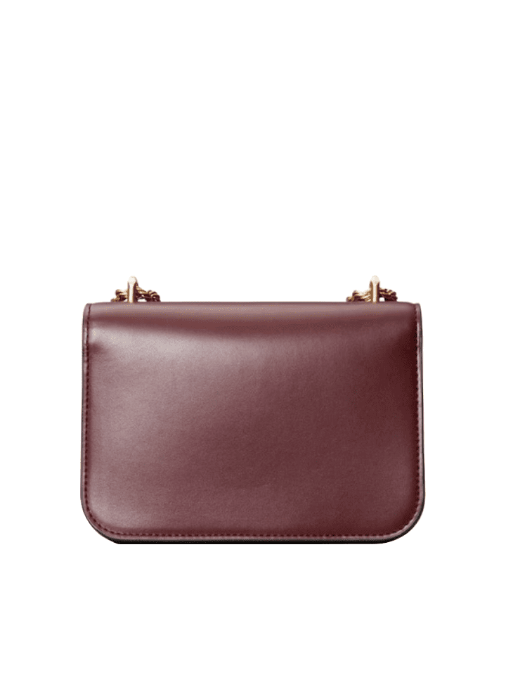 Tory Burch Eleanor small convertible shoulder bag Claret