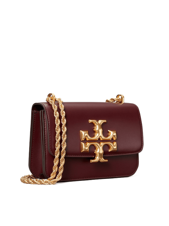Tory Burch Eleanor small convertible shoulder bag Claret