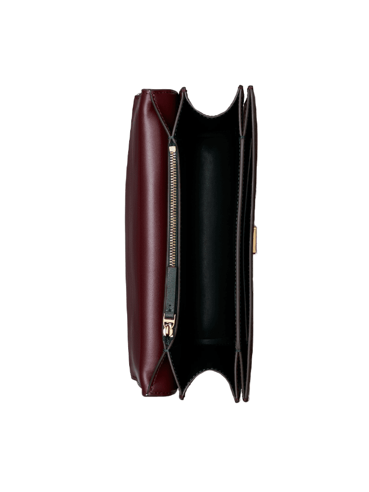 Tory Burch Eleanor convertible shoulder bag Claret