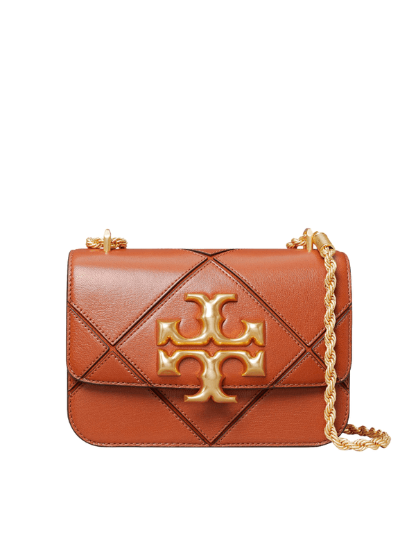 Tory Burch Eleanor Diamond Quilt Small convertible shoulder bag Roasted Habanero