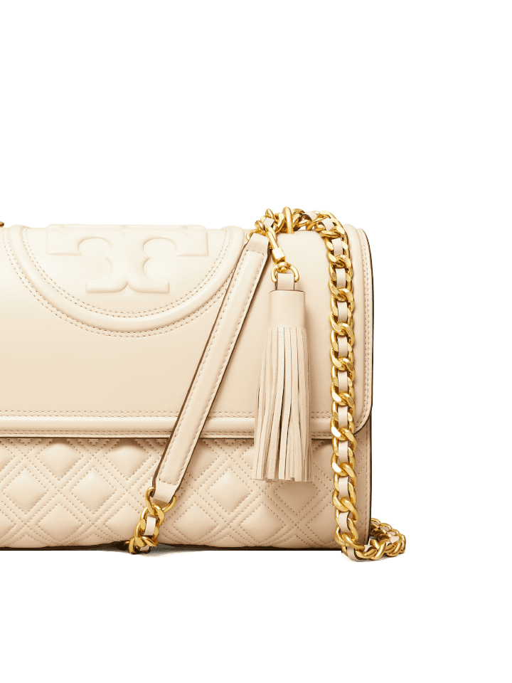 Tory Burch-Fleming Shoulder convertible bag New cream