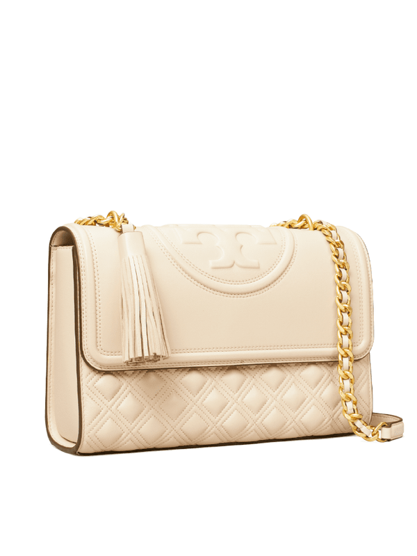 Tory Burch-Fleming Shoulder convertible bag New cream