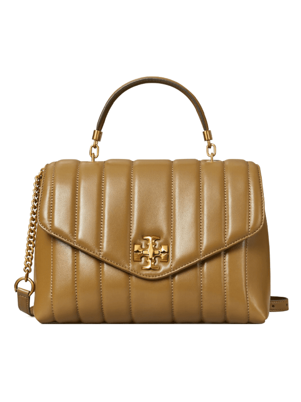Tory Burch Kira Chevron top handle Satchel Toasted sesame