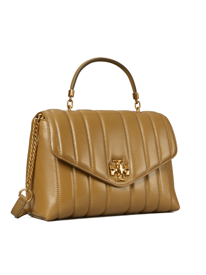 Tory Burch Kira Chevron top handle Satchel Toasted sesame