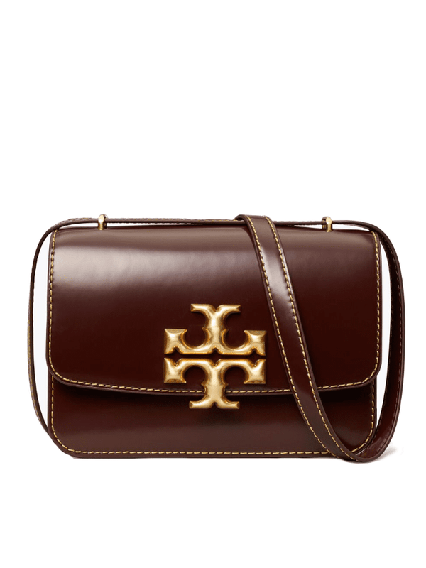 Tory Burch Eleanor Spazzolato Convertible shoulder bag Tempranillo