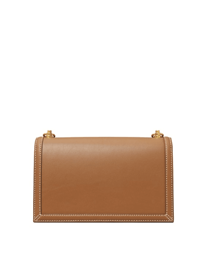 Tory Burch- eleanor textured small convertible bag Combread