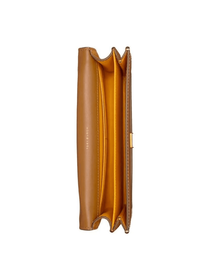 Tory Burch- eleanor textured small convertible bag Combread