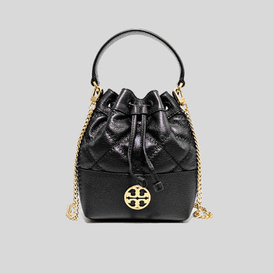 Tory Burch Willa Shall Drawsting bag Black