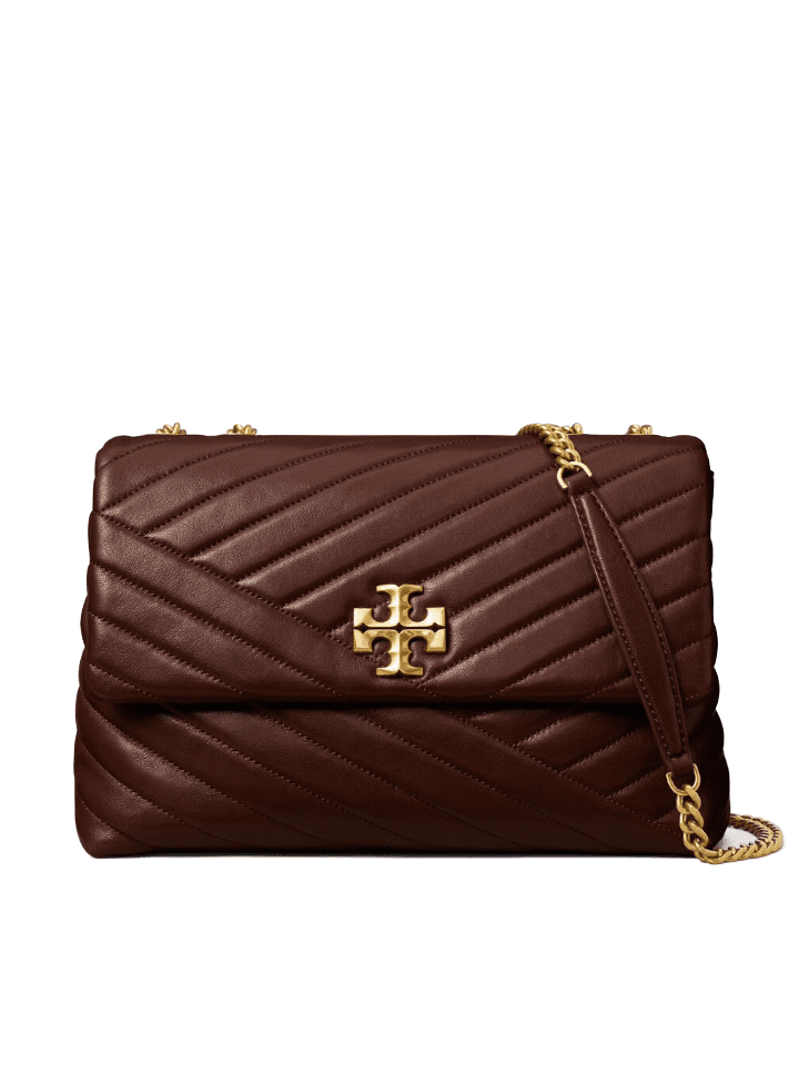 Tory Burch Kira Chevron top handle Satchel  Tempranillo