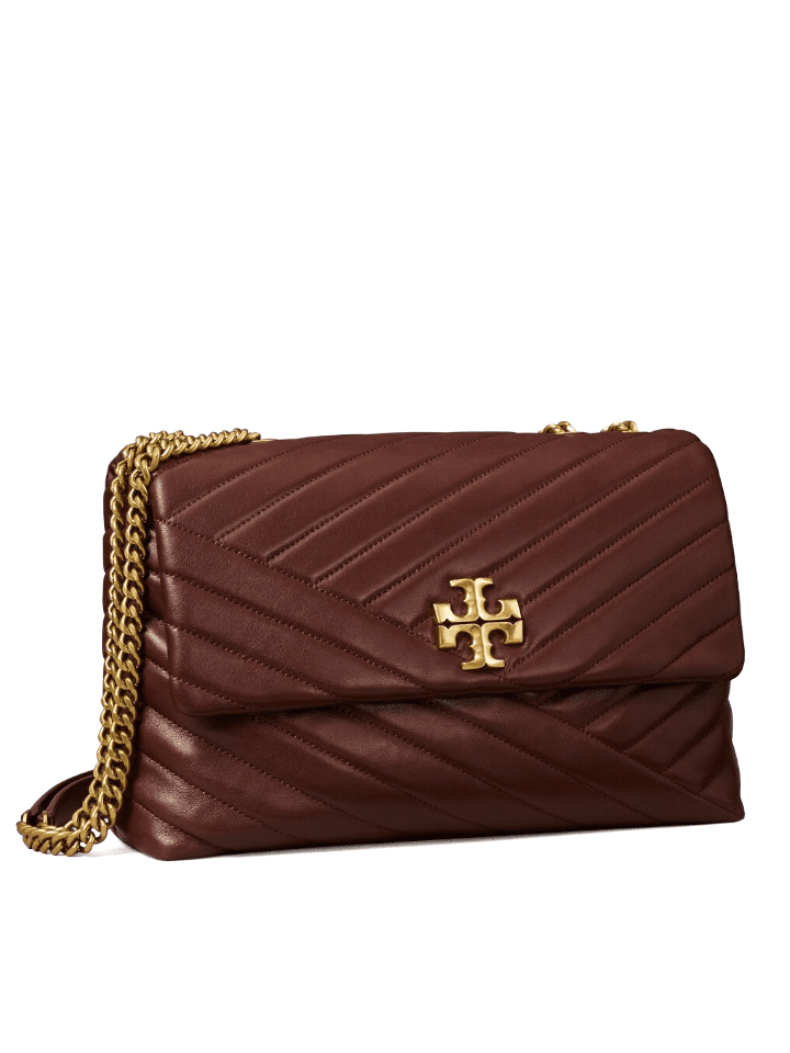 Tory Burch Kira Chevron top handle Satchel  Tempranillo