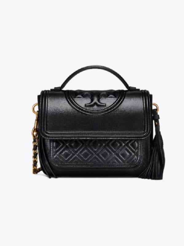 Tory Burch Fleming Satchel Black