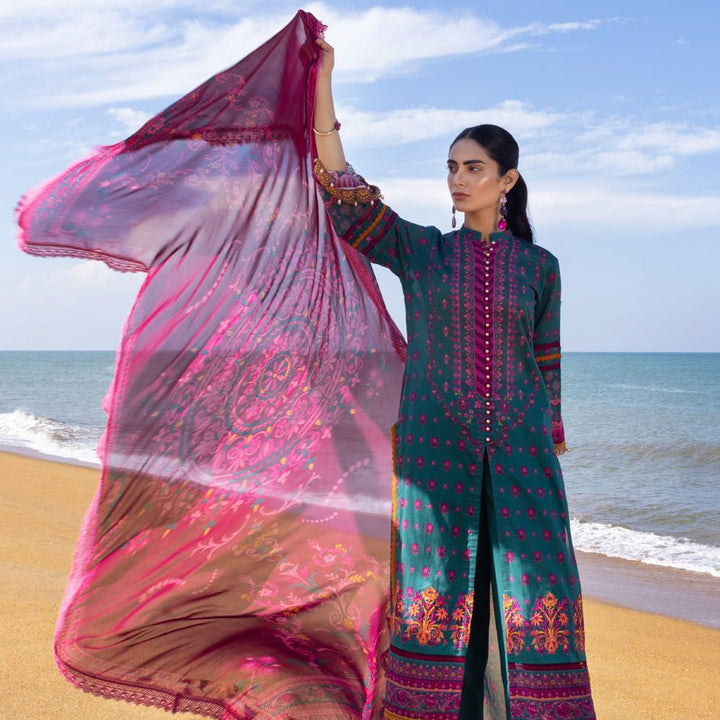 Tahra Lawn By Zainab Chottani- Tropic Lush-3A