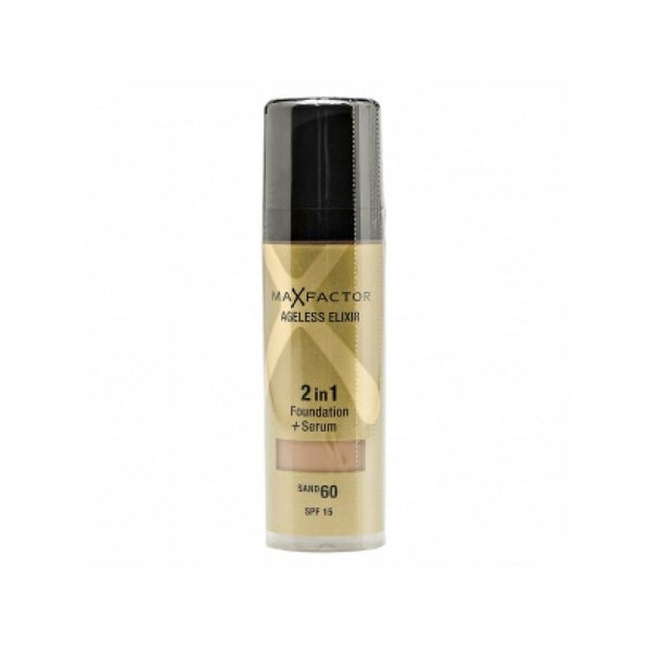 Max Factor- Ageless Elixir 2-in-1 Foundation for face AGELESS ELIXIR, Sand 60-SPF 15