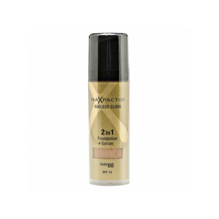 Max Factor- Ageless Elixir 2-in-1 Foundation for face AGELESS ELIXIR, Sand 60-SPF 15