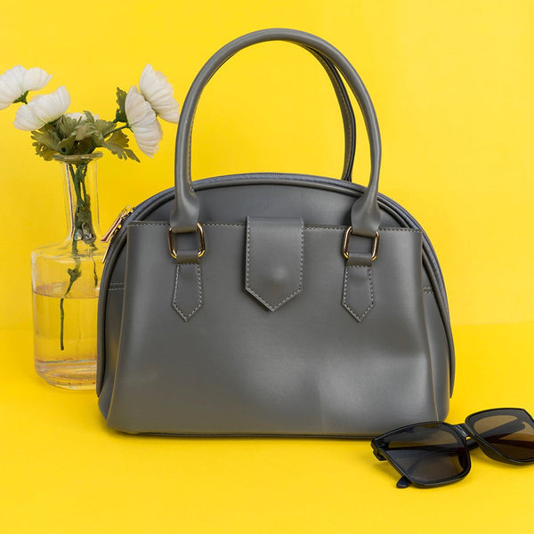 Shein- Crossbody Bag With Metallic Decor-Grey