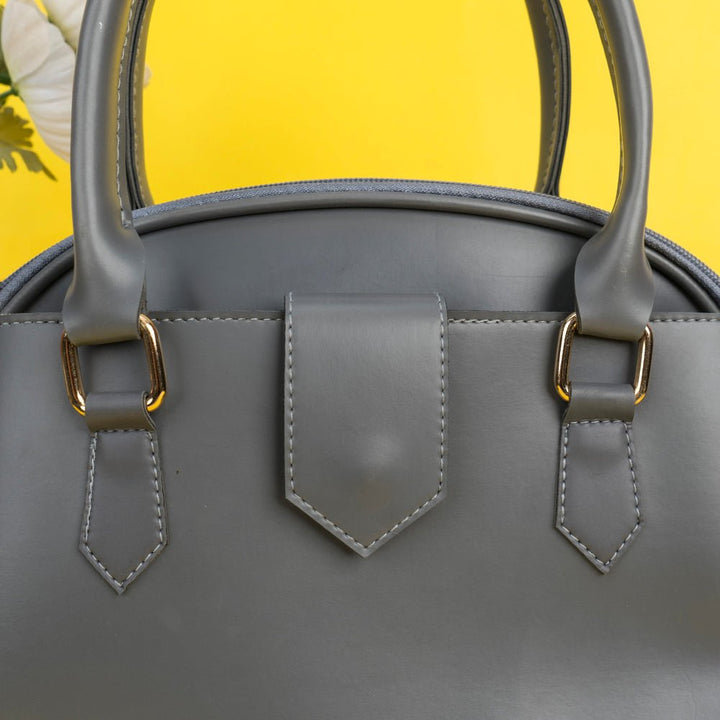 Shein- Crossbody Bag With Metallic Decor-Grey